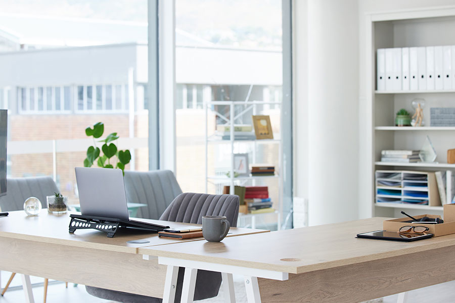 A clean, well-organized office space in St. Peters, MO.